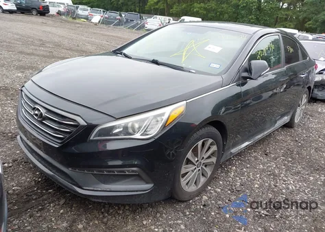 2017 Hyundai Sonata Sport из США, поврежденный, VIN 5NPE34AFXHH500799